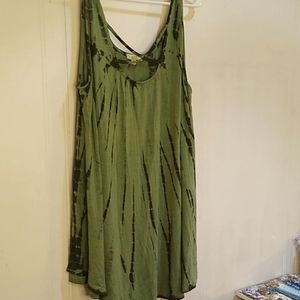 Kori America Tye-dye Women's tank top Size Medium Light-weight Casual Tank EUC